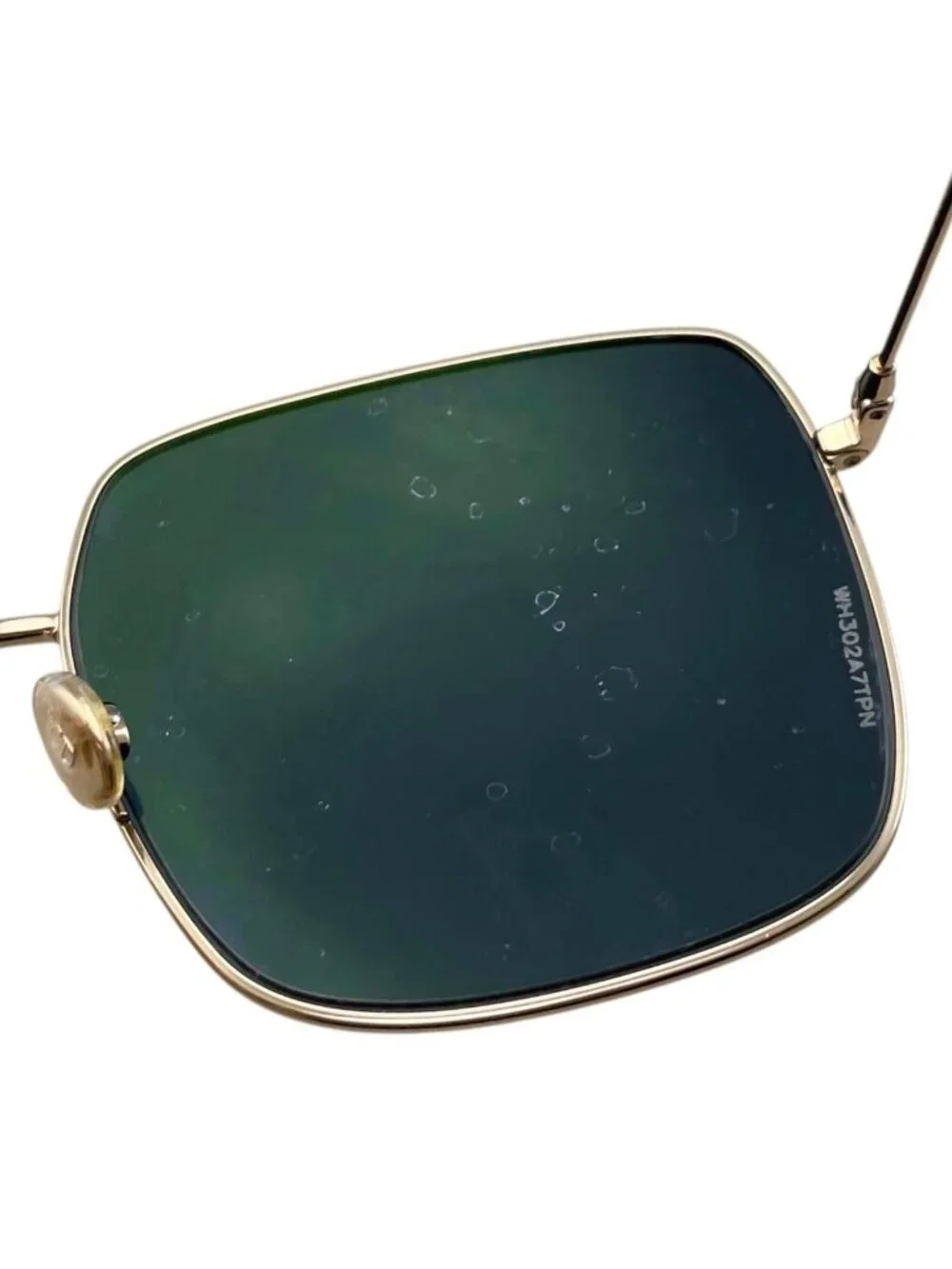 Dior Sunglasses Square Metal Blue Gold Eyewear